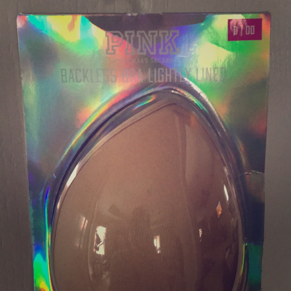 Backless/strapless PINK bra